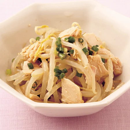 オクラ・大根・もやしのツナマヨサラダ