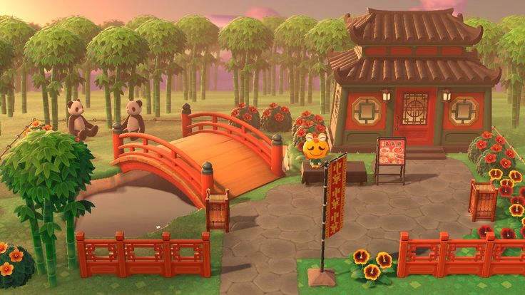 プチ中華街を作りました。 40 あつ森マイデザ無し- YouTube