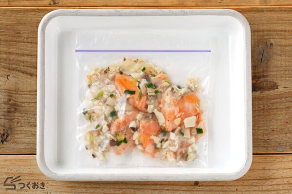 焼鮭のだしおむすびレシピ素材力だし®