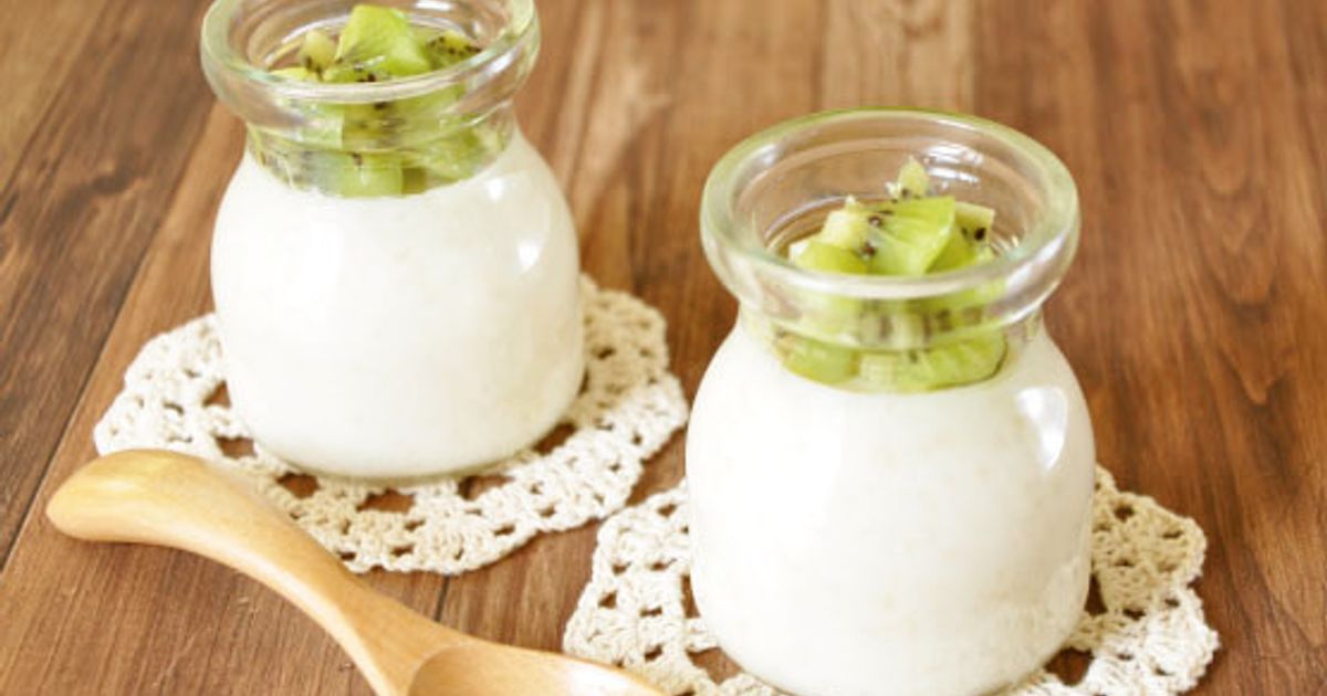 ココナッツヨーグルトのふるふるパンナコッタ