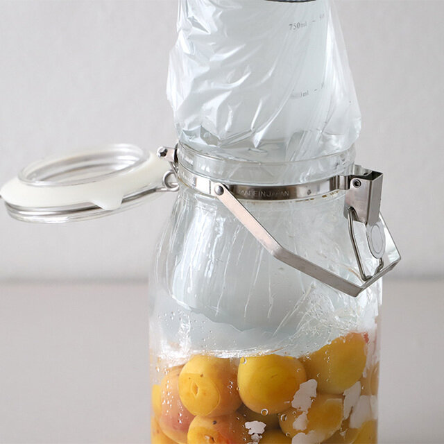 干さない梅干し」完成 : 黄梅とパープルクィーンで : 風と花を紡いで