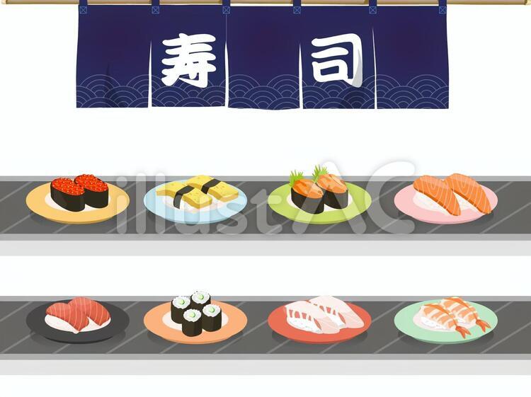 500点を超える回転寿司のイラスト素材、ロイヤリティフリーのベクター素材グラフィックスとクリップアート - iStock寿司屋, 回転寿し,Sushi