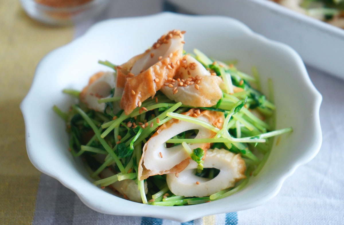 生ちくわときゅうりの中華ごま和え株式会社マリン・プロフーズ