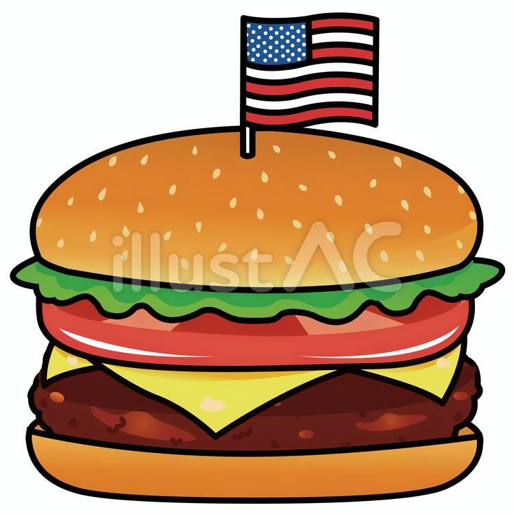 デジタル プロジェクトや Web デザインのためのハンバーガー フードのイラスト ベクターイラスト画像とPNGフリー素材透過の無料ダウンロード -Pngtree