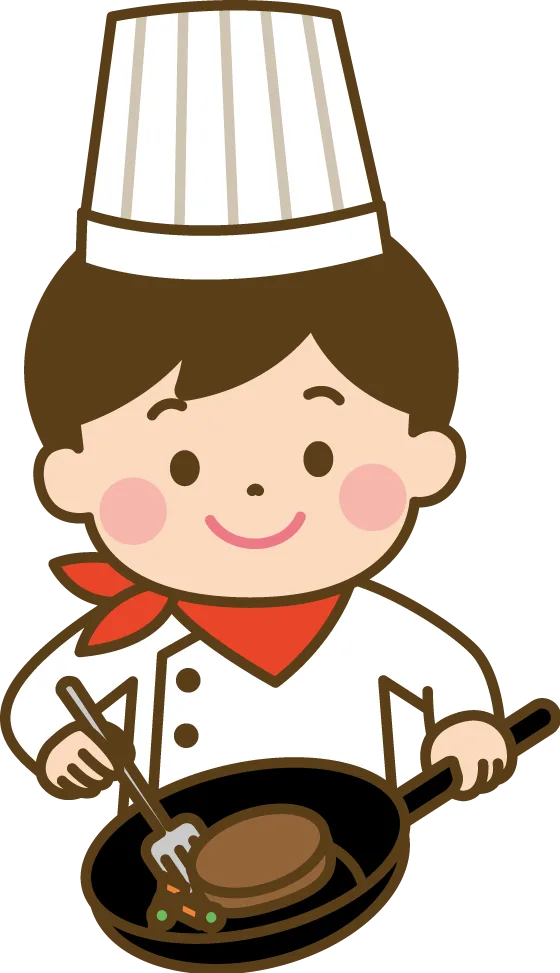 ハンバーグのイラストフリーイラスト素材 変な絵.net