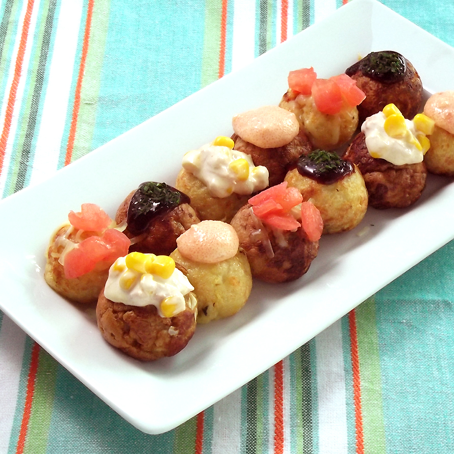 缶詰使いきり♪ たこ無し☆ キャベツたっぷりたこ焼き風花ぴーのあてレシピ