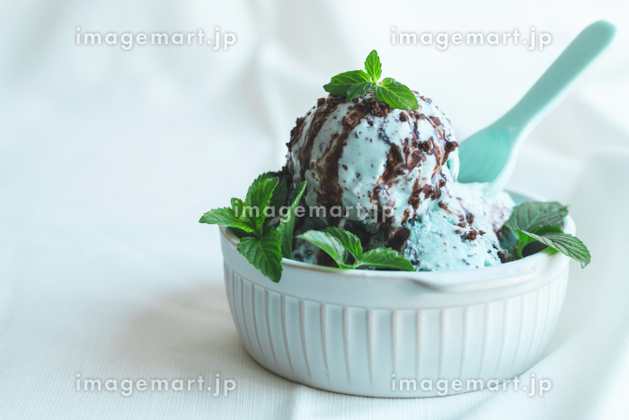 チョコミントアイスクリーム Mint Chocolate Chip Ice cream 2月19日はチョコミントの日なんですね 私はアイス 派バニラ派ですが、昨年飲んだマックのチョコミントフラッペは美味しかったな〜と思い出しました ⭐︎——————————————ゆるゆるな食べ物イラスト描いてます 他の