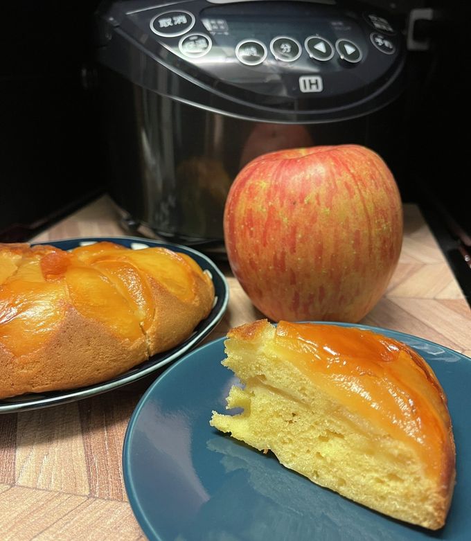 炊飯器で焼く「りんごケーキ」の簡単レシピ