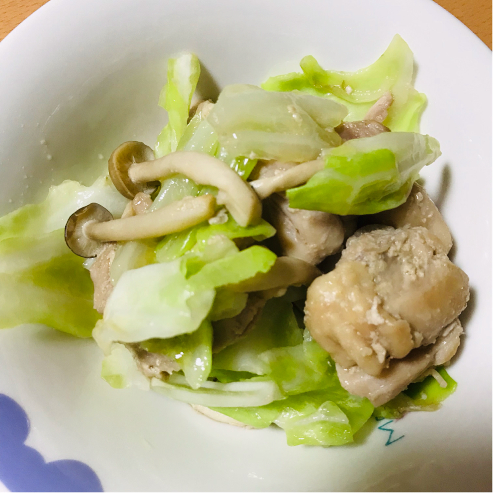 こんにゃくといんげんのめんつゆ炒め