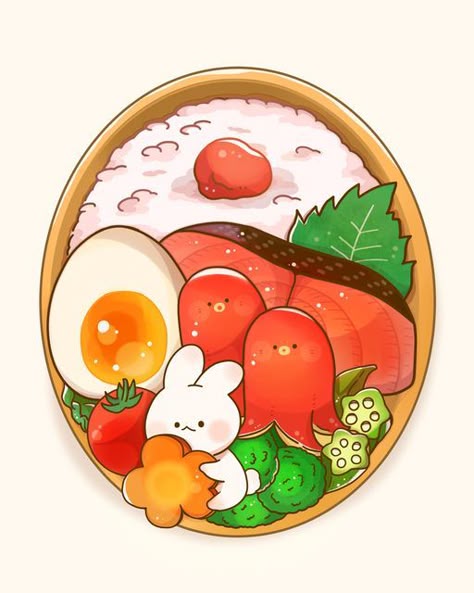 無料イラスト素材「卵かけご飯」ダウンロードかわいい無料イラスト 印刷素材.net