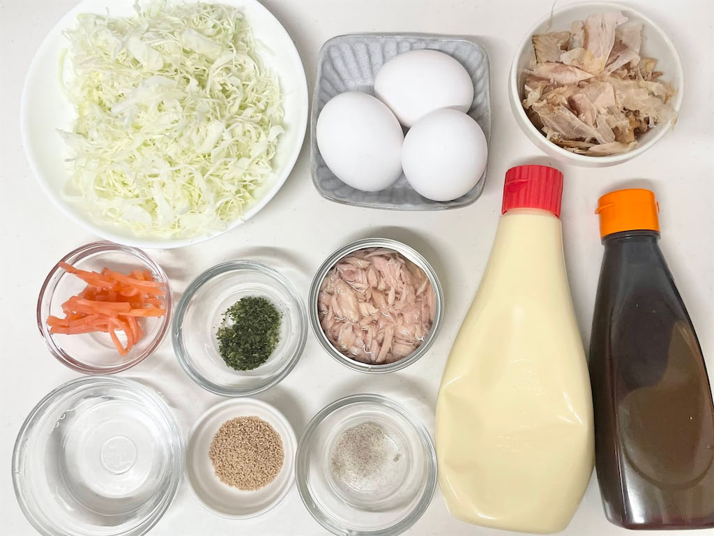 お好み焼き風の「キャベツ焼き」ヘルシーダイエット