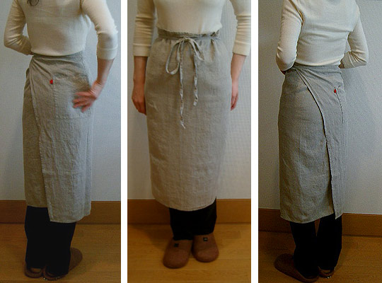 型紙あり！ おうちカフェにもおすすめ！簡単シンプルな男女兼用ギャルソンエプロンの作り方 手作り- 縫いナビ 生地のマルイシ