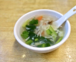 男子ごはんのレシピ 豚ひき肉と豆腐の高菜スープ ・国分太一・栗原心平おさらいキッチン