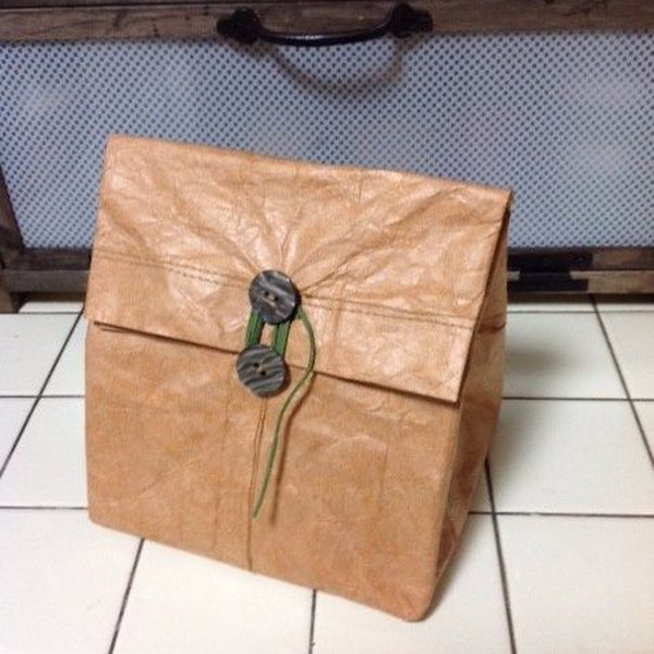 紙袋みたいなトートバッグの作り方 2サイズ紹介 スクエアトートバッグSunMoon