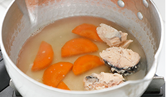 カニ缶でお豆腐と白菜の簡単うま煮