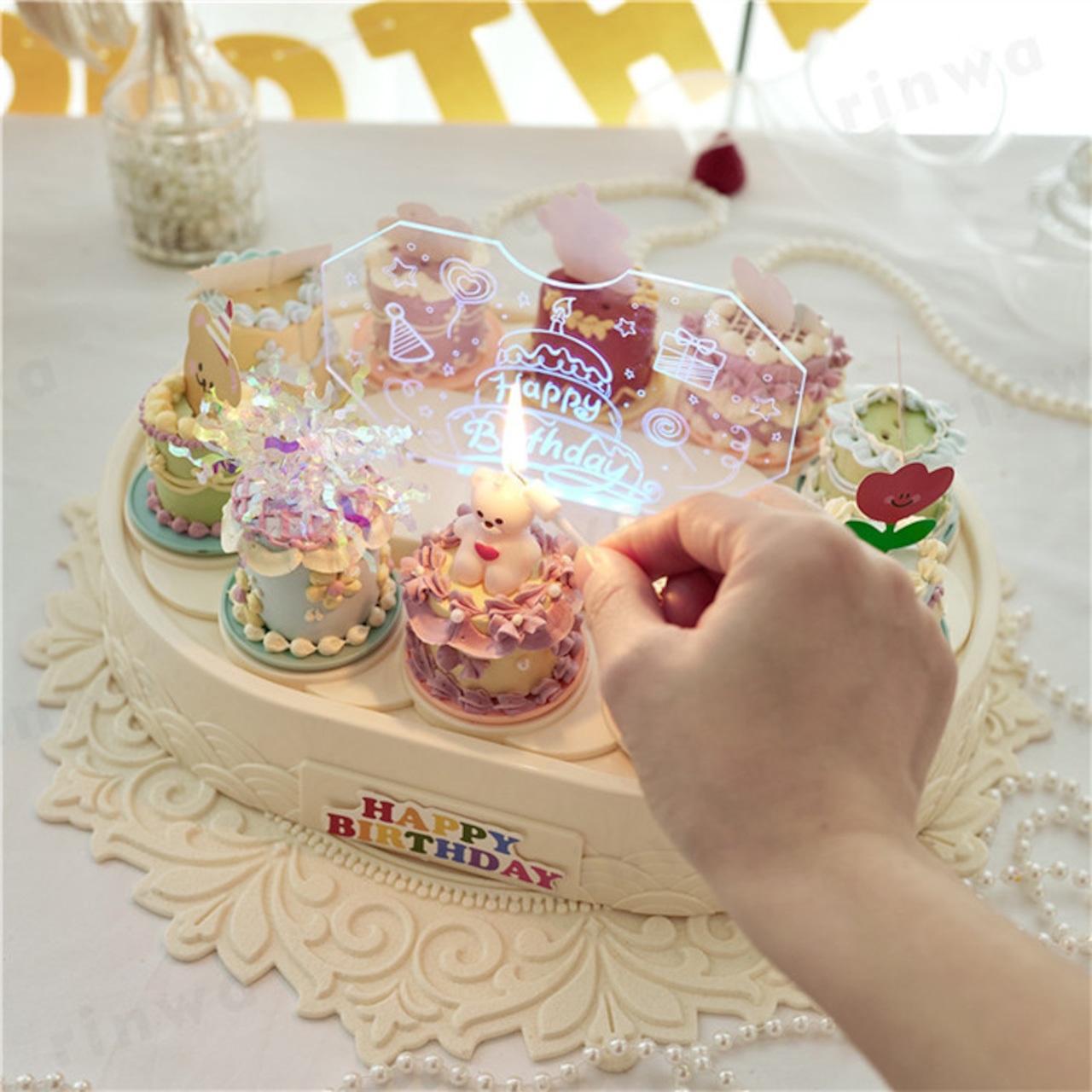 ティッシュでお寿司屋さんごっこ♪ - YouTube