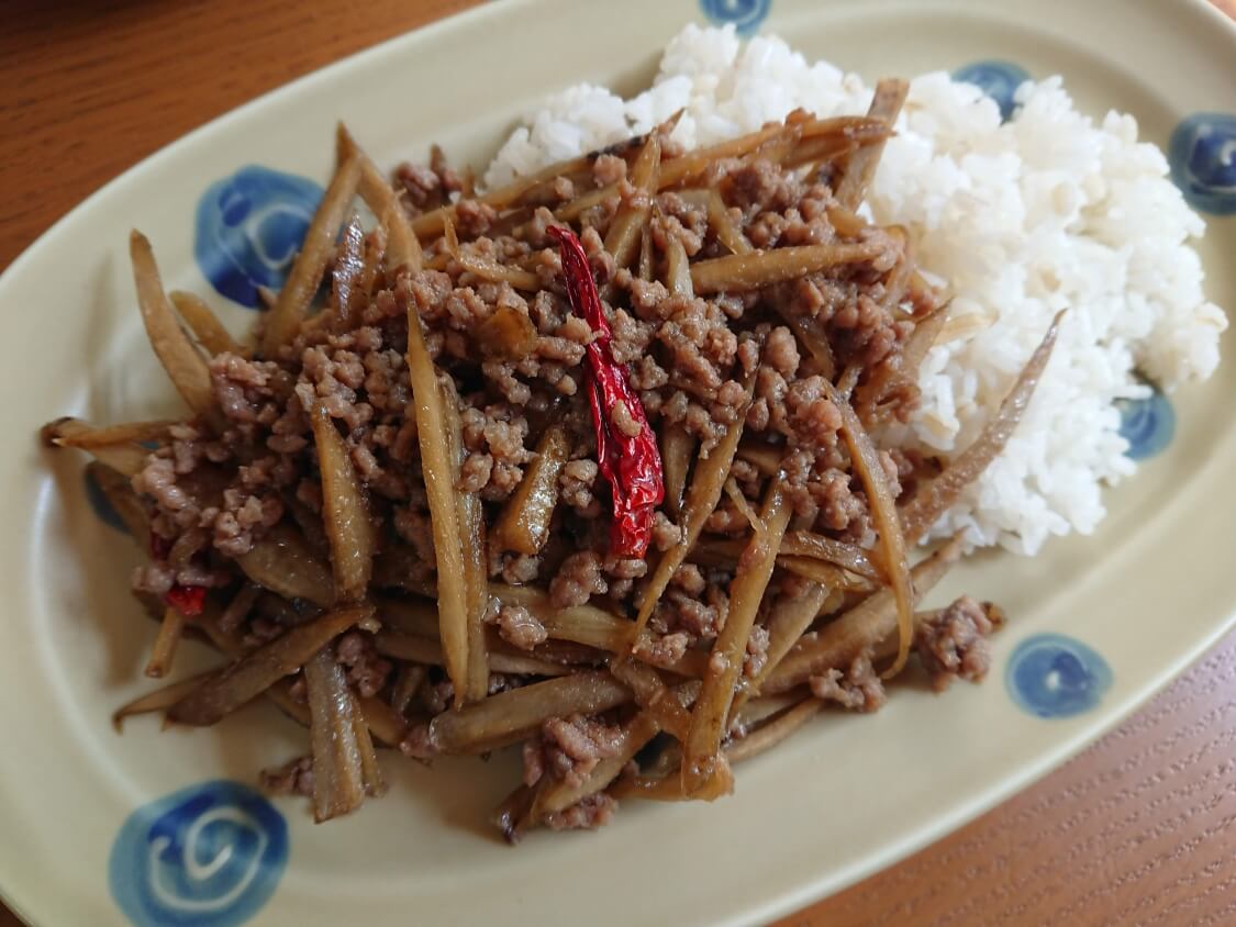 豚バラ肉とごぼうのしぐれ煮株式会社さきしま