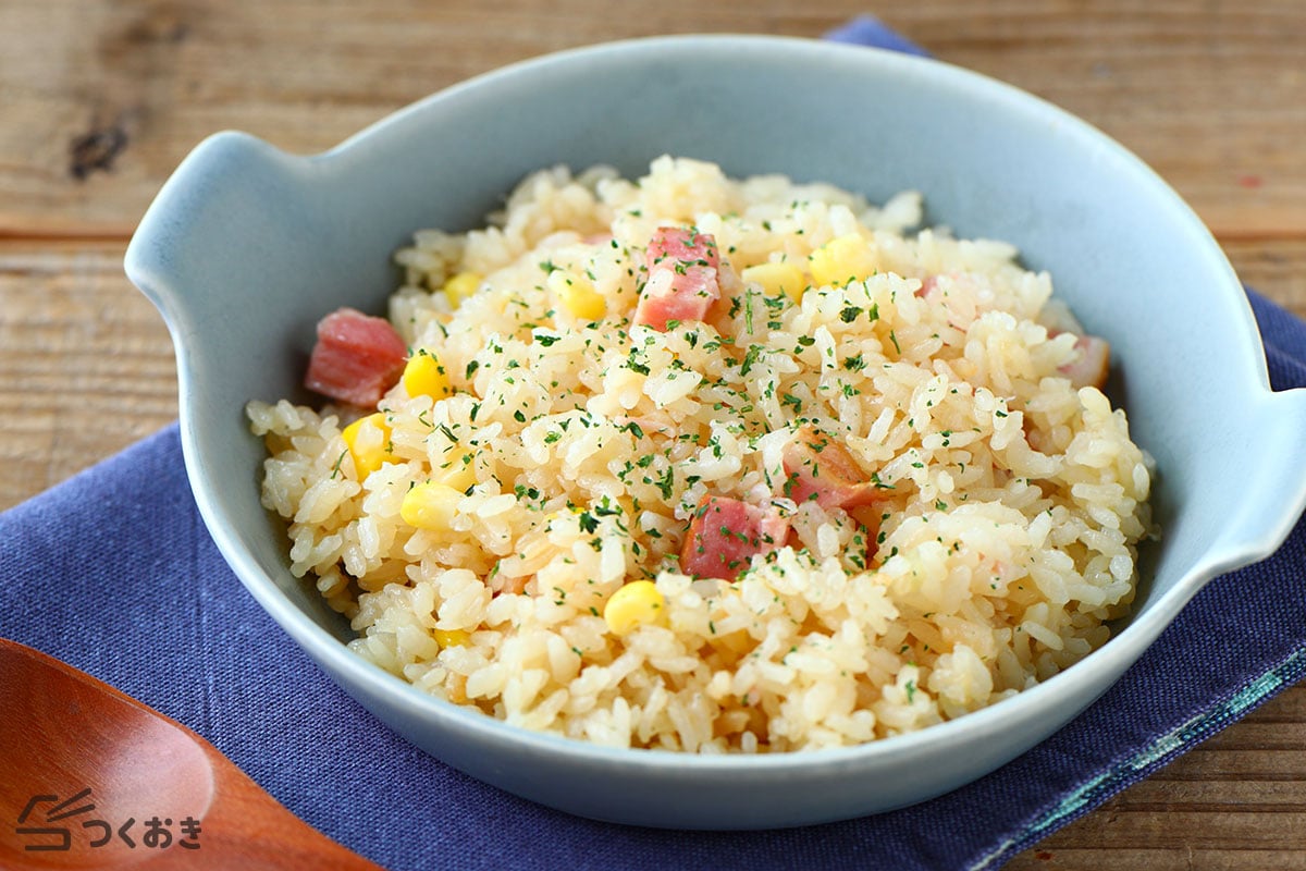 炊飯器で簡単！エビピラフ