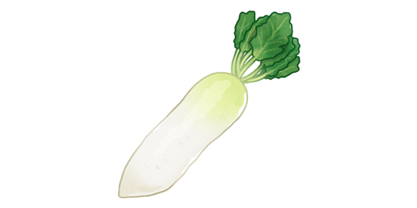 白いダイコン大根の長くマイルドな野菜イラスト素材透過、PNGフリー画像ダウンロード - Pngtree