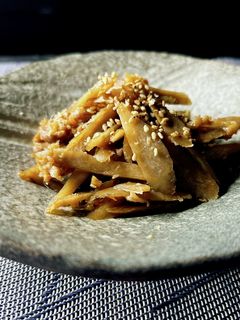 豚肉とごぼうのしぐれ煮レシピの作り方