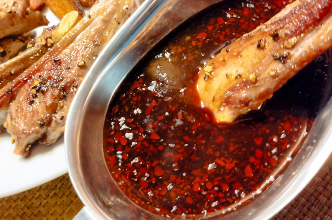 お手軽ソースで♪ ポリ袋で手羽中のBBQソース