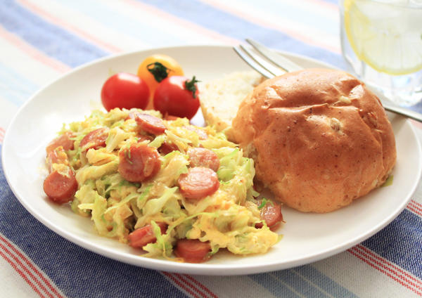 卵焼き器で作る簡単とんぺいロール
