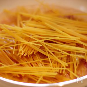 とろとろ卵のパスタ ぺぺたま