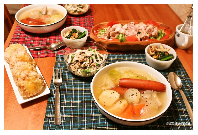 献立 ポトフとお寿司。～年を重ねると”コンパクト”に憧れる～ : るぅのおいしいうちごはん Powered by ライブドアブログ