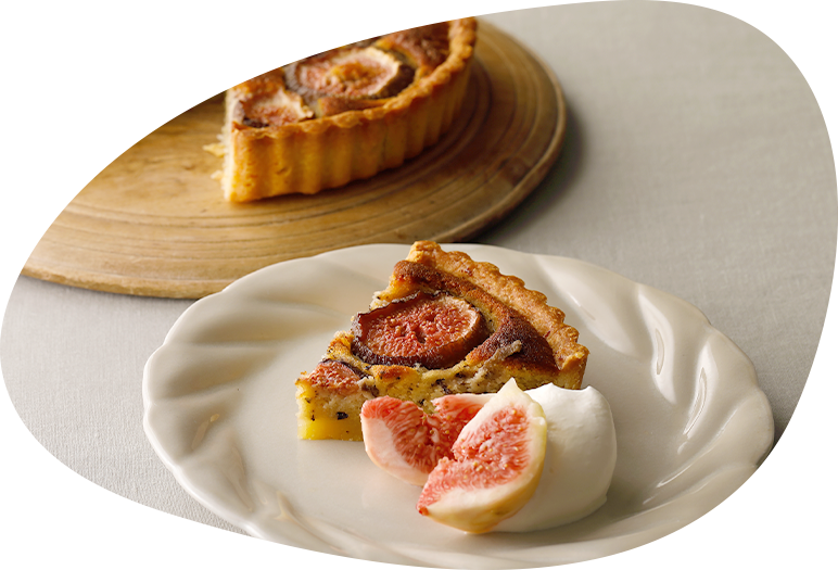 おやつ イチジクの紅茶タルト三菱電機 CME CLUB MITSUBISHI ELECTRIC