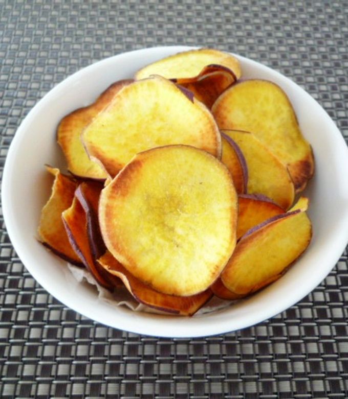 安納芋 さつまいも チップスの作り方 ひと手間で驚くおいしさ！oeufoeuf ケーキ＆デザートパーツレシピ