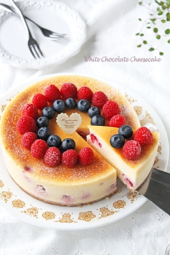 ニューヨークチーズケーキ フルーツ飾り ５号 - CloverClover