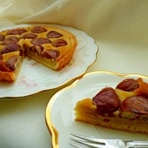 渋皮煮のマロンクリームで簡単モンブランタルトクラシル