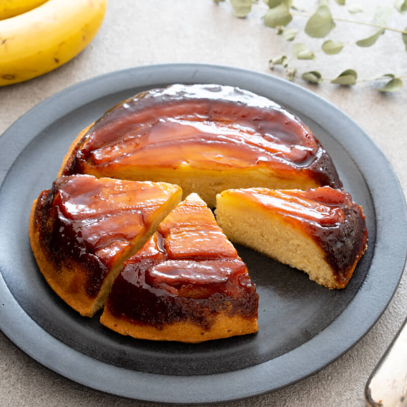 バナナアップサイドダウンケーキリベンジ！ とりあえずシェア