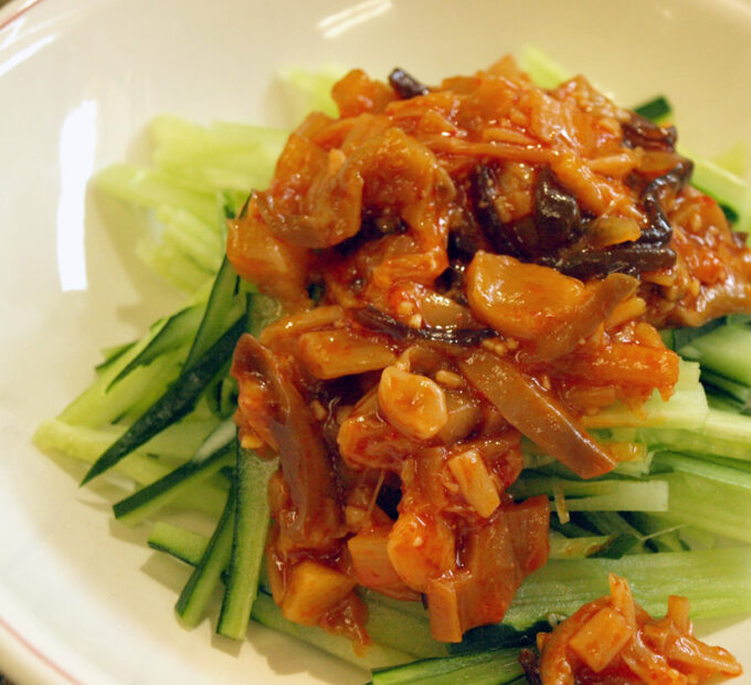 きゅうりのラー油漬け