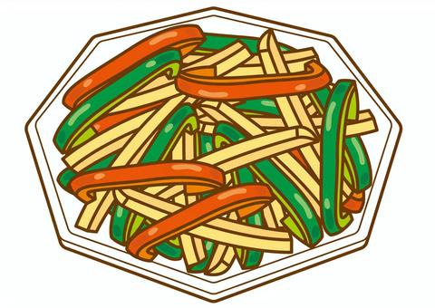 野菜炒めイラスト無料イラスト・フリー素材なら「イラストAC」