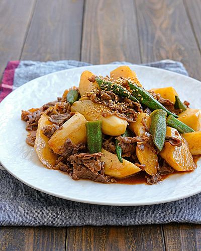 オクラともやしのナムル