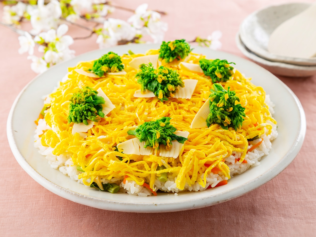 我が家のたけのこちらし寿司