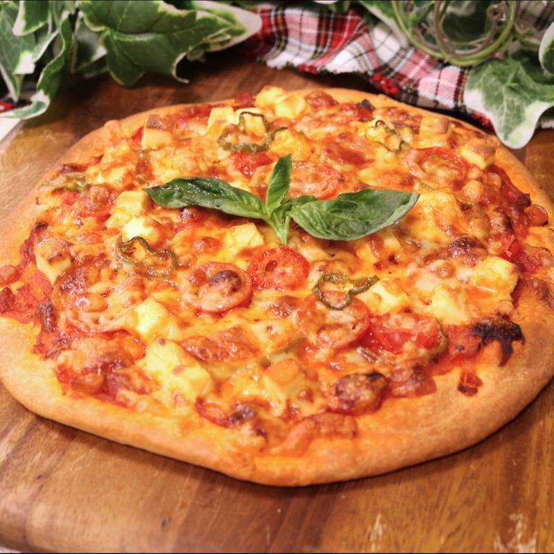 ケンタロウ流！強力粉で発酵不要手作り 春野菜のピザ レシピ・男子ごはん : 三ツ星主婦の「簡単！料理レシピ」