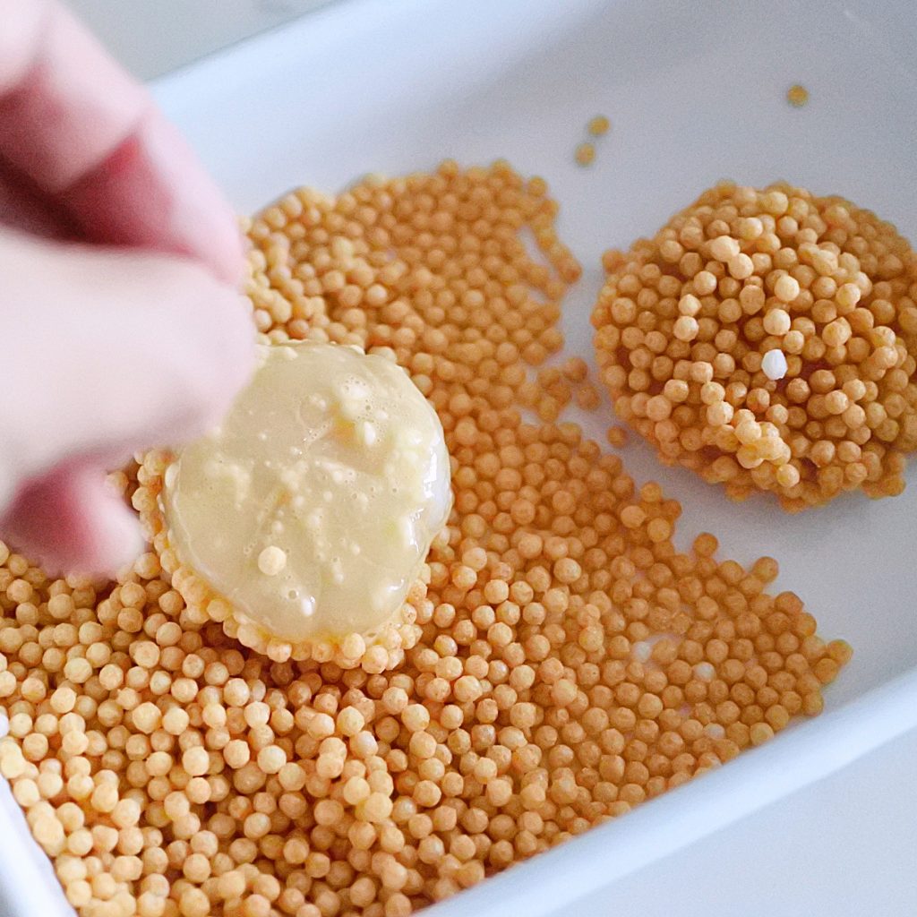 うちのおやつ うちの調理法 生あられの簡単な食べ方