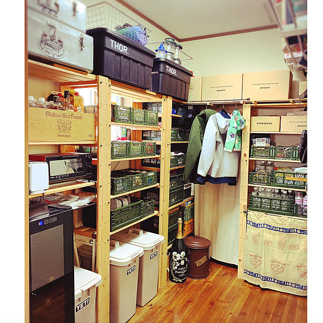 キッチン収納 お酒ストックのアイデア・おすすめ商品・おしゃれな実例RoomClip ルームクリップ