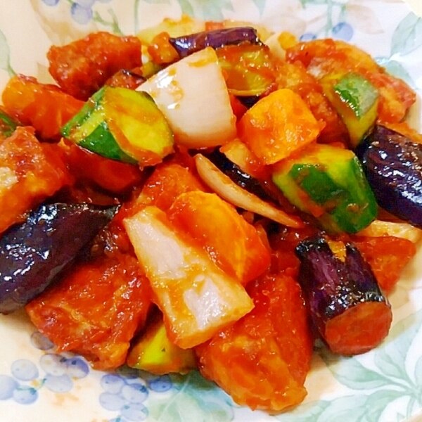 ナスと豚肉の揚げない甘酢炒め＜酢豚ナス＞ - おうちで楽しむ簡単レシピ