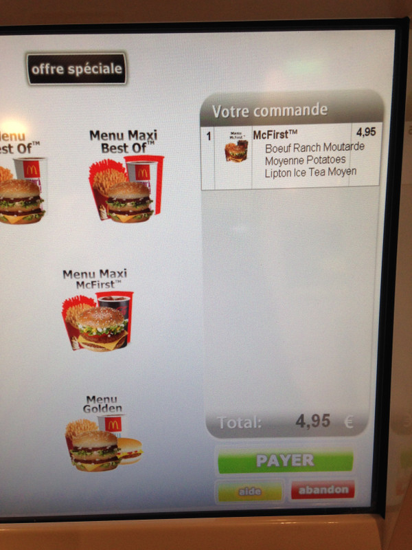 フランスのマクドナルドが想像を超えるほど「オシャレ」だった