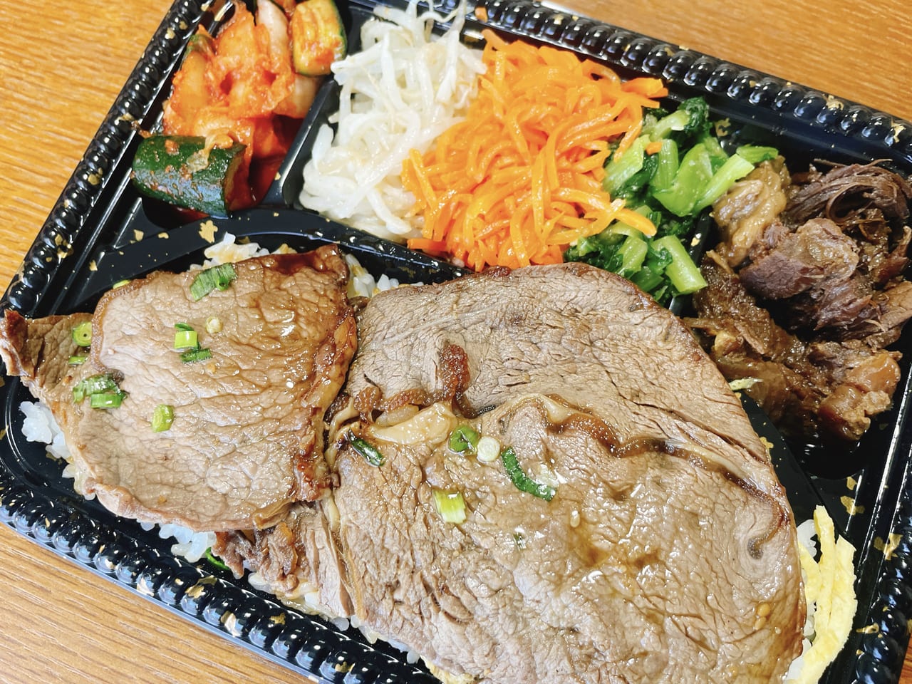 🌸🍑 お弁当作り*188 簡単豪華☆牛カルビ丼弁当🐂 obento 焼肉弁当🍱Japanese Bento Box♪簡単一品弁当❣