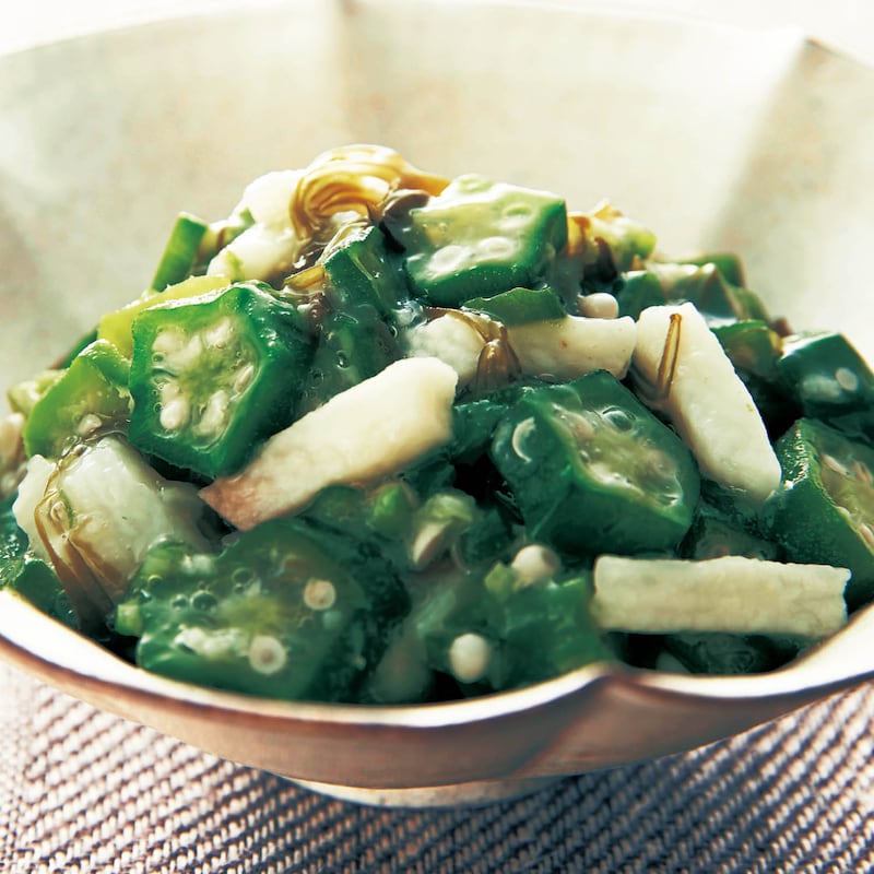 オクラとめかぶのポン酢和え レシピ・作り方 by ake.me - 楽天レシピ