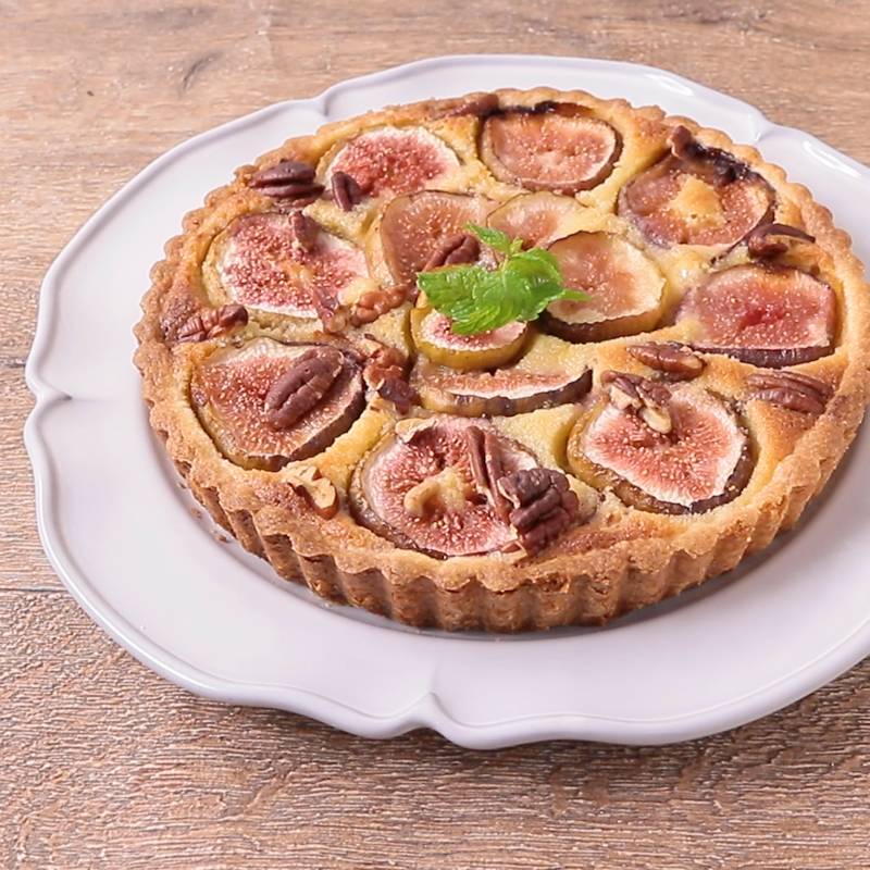 いちじくと紅茶のタルト Fig and tea tartsakiplusお菓子作りいちじく