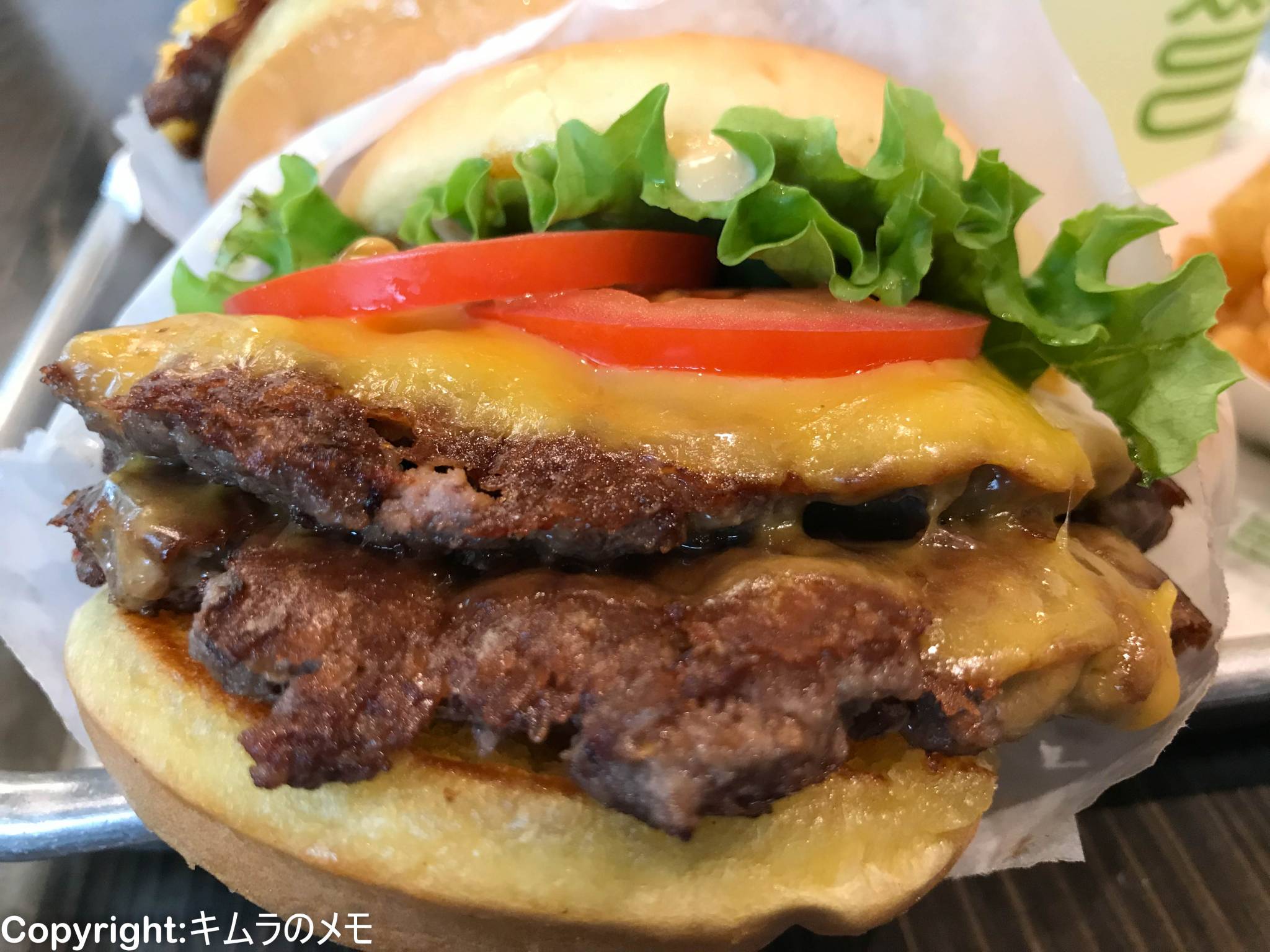 シェイクシャック シャックバーガーダブルbonの記録ブログ