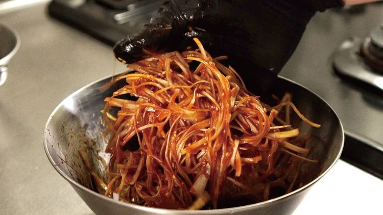 韓国 白ネギの辛味和え パジョリ 파절이