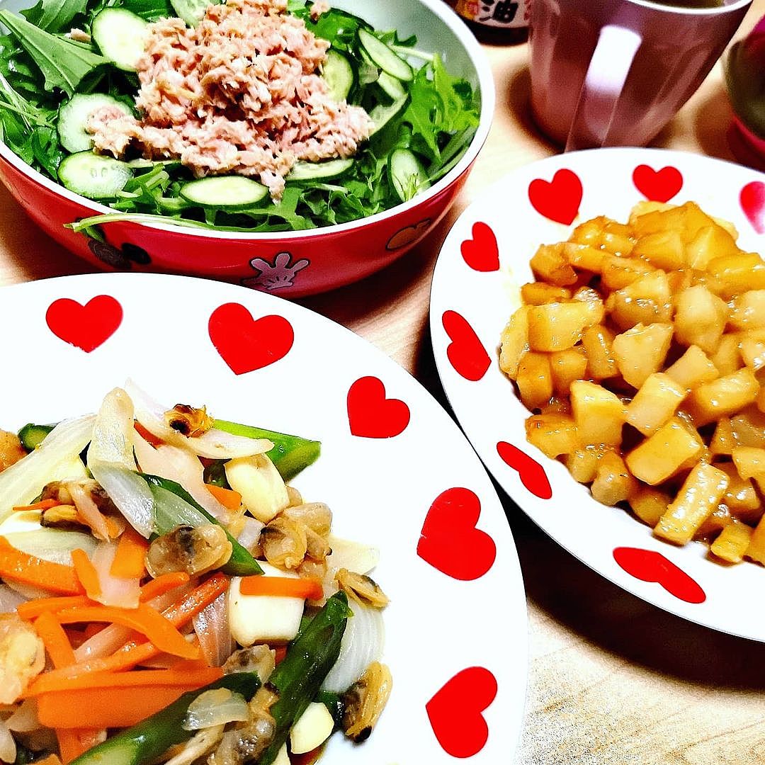 シーフード焼うどんバター醤油味