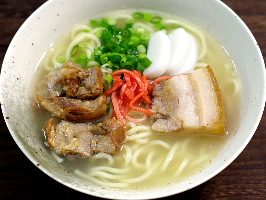 手軽に作る 沖縄風うどん