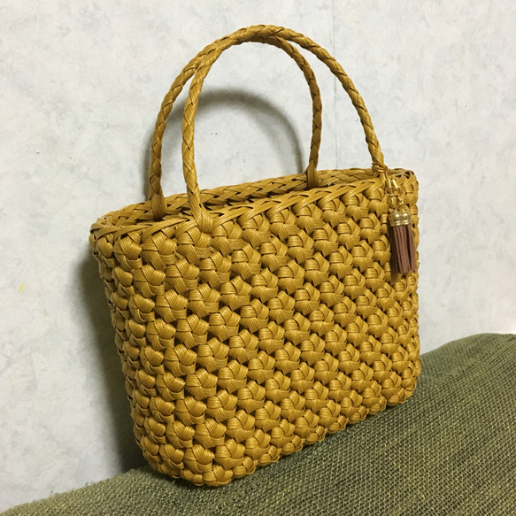 手づくりエコクラフトバッグ グリーン- 沖縄県今帰仁村ふるさとチョイス - ふるさと納税サイト